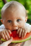 baby bite boy child cute eat eating food fruit